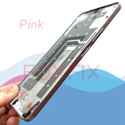 Enhanced Front Frame Replacement for Smartphone LCD and Housing Bezel Plate (Pink)