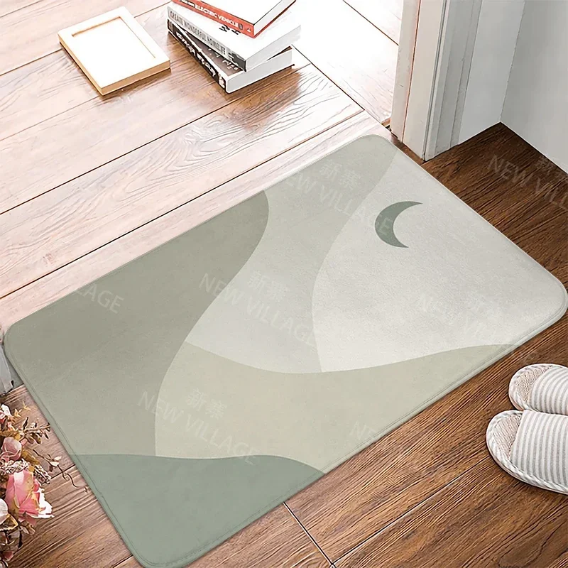 Anti-slip Bath Mat Bathroom Small Rug Shower Mat Home Decor Door Kitchen Bedroom Entrance Room Mats boho abstract morandi