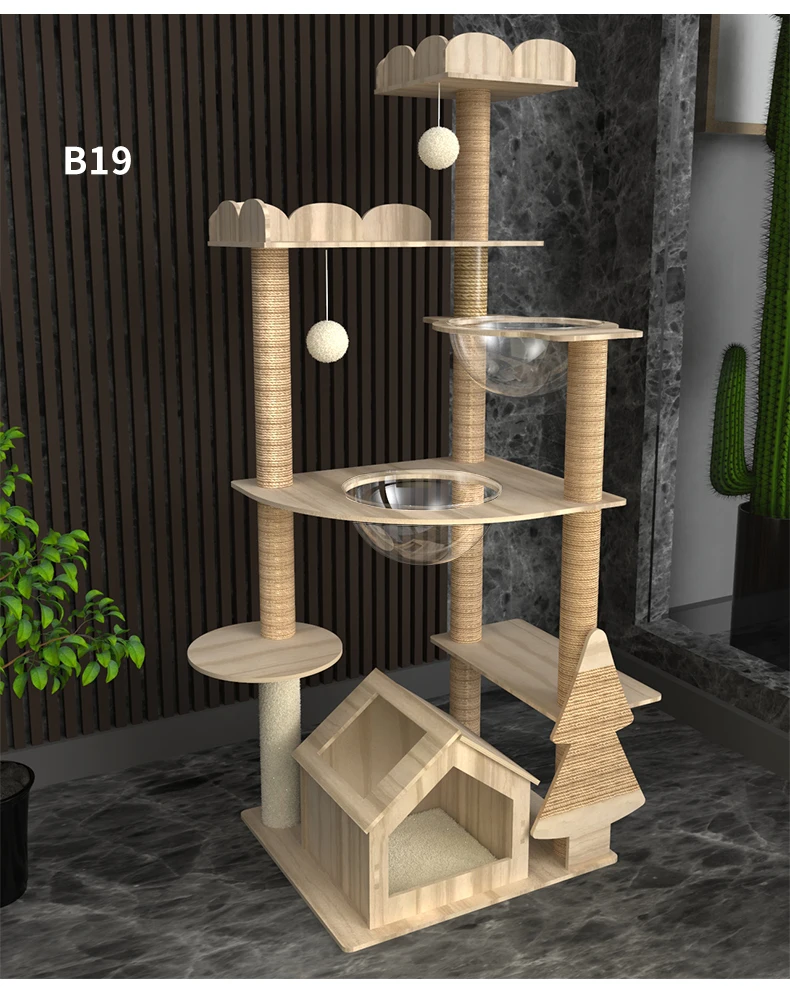 

Cat climbing frame, space capsule, cat litter, cat tree integrated cat jumping platform, cat scratch frame, small cat rack,