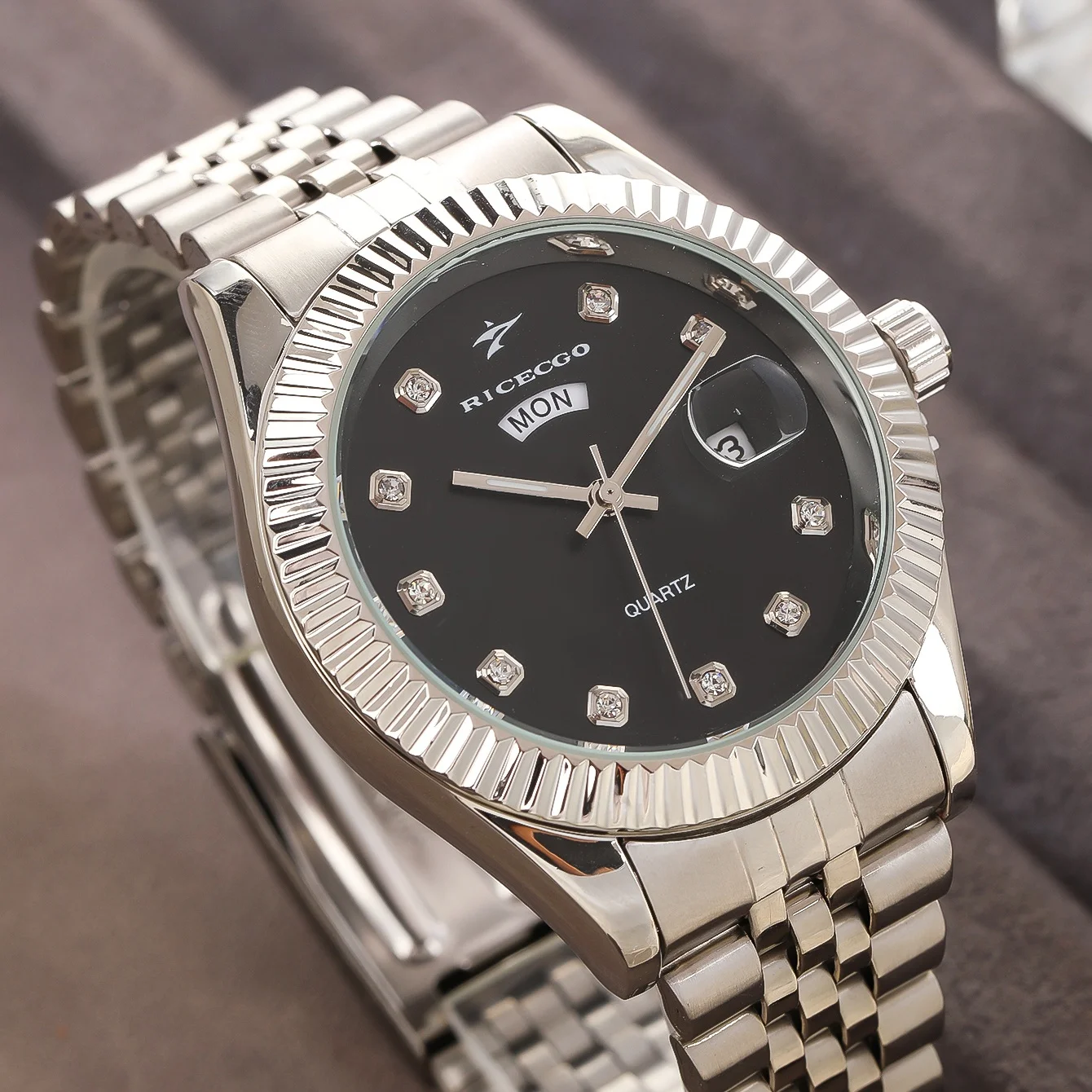 ساعة كوارتز رجالية فاخرة عالية الجودة، طالب الأعما...