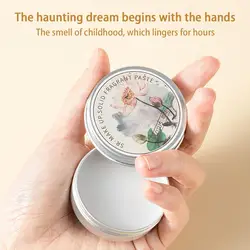 Portable Solid Fragrance Women Men Balm Long Lavender Fragrance Parfum Lasting Natural Flower Deodorant Rose L4m5