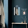Acrylic Anti Fog Mirror Shower Shaving Fogless Mirror Washroom Travel Accessories For Women Makeup Man Shaving Bathroom Tools 6