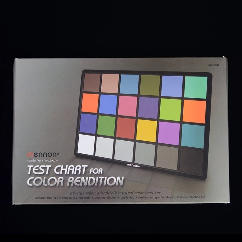 Professional 24 Color Card Test for Superior Digital Color Correction RFN-027 Card for Studio Video Photography Accessory