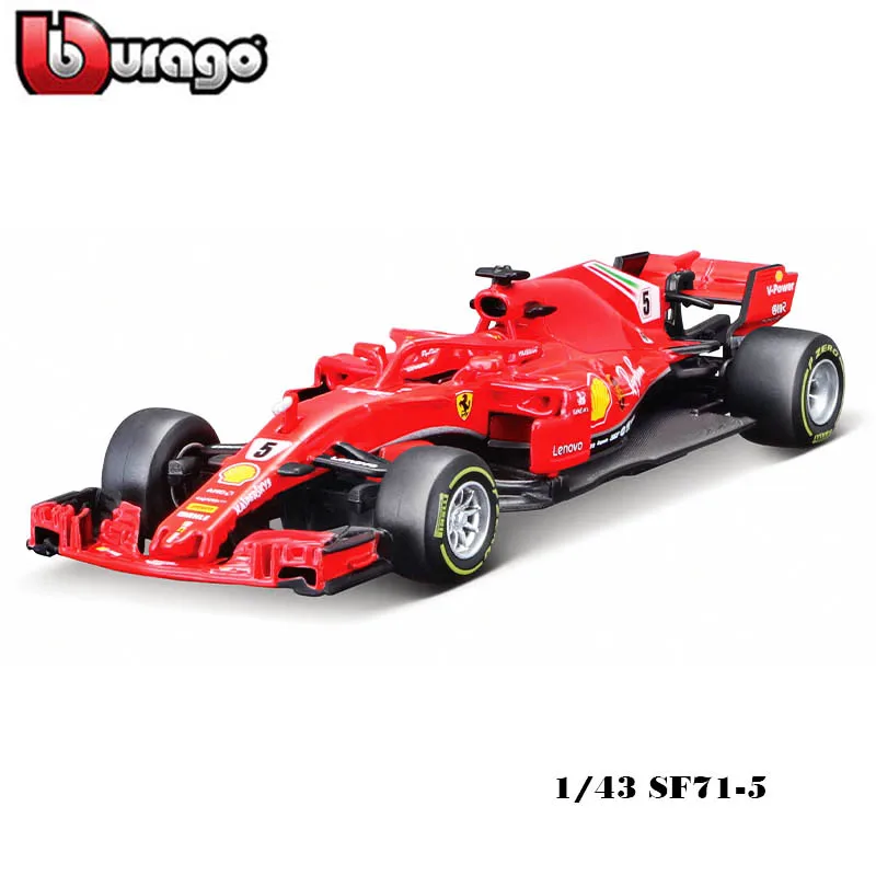 

Bburago 1:43 2018 Ferrari F1 SF71 #7 kimi Ralkkonen Alloy Luxury Vehicle Diecast Cars Model Toy Collection Gift