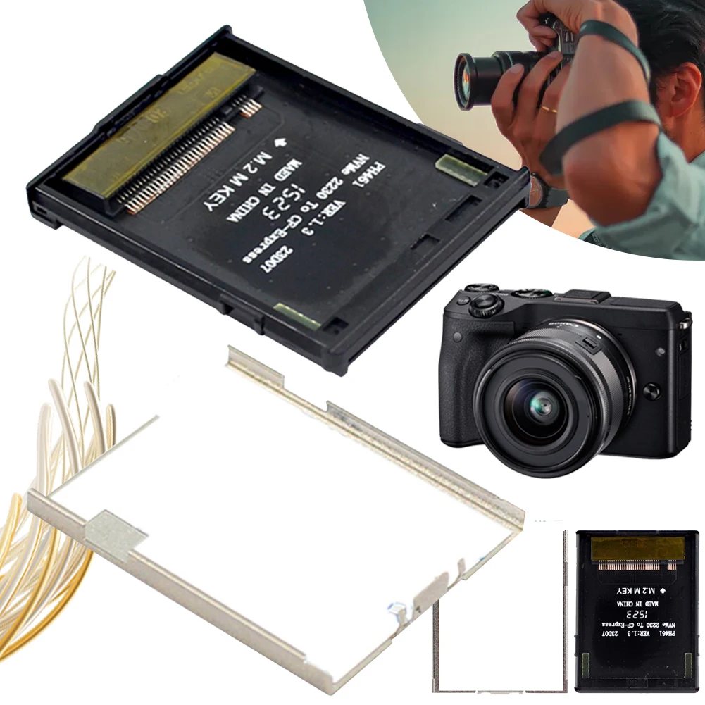 카메라용 확장 어댑터, M.2 NVMe 2230 M 키 SSD, CFExpress B 타입 확장 메모리 카드 지지대, PCIE4.0 DIY 조립 키트