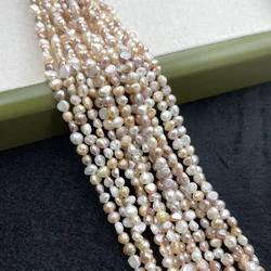 Natural Freshwater Irregular Baroque Pearl Beads for Jewelry Making and Handicrafts (5 - 5.5mm)