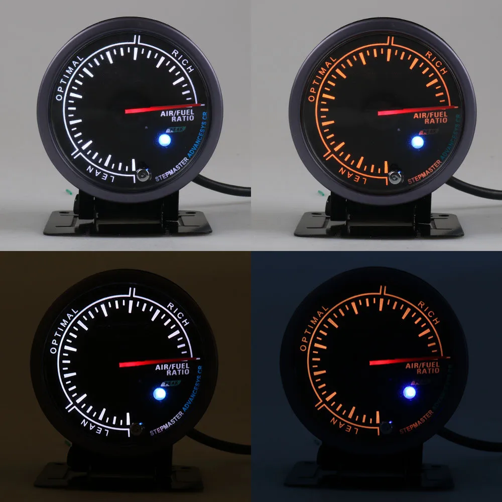 2.5&rdquo; inch 60mm Halo Touch Stepper Motor Peak Warn Warn AFR Air Fuel Ratio Gauge