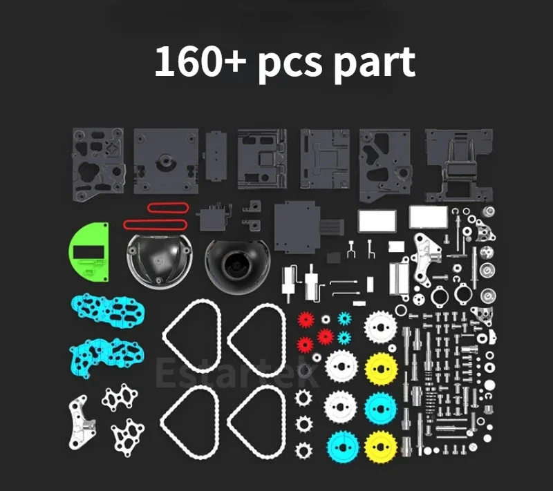 TECHING Metal DM518 APP + Voice Control Robot Assembly Model Gift for Collection and Holiday
