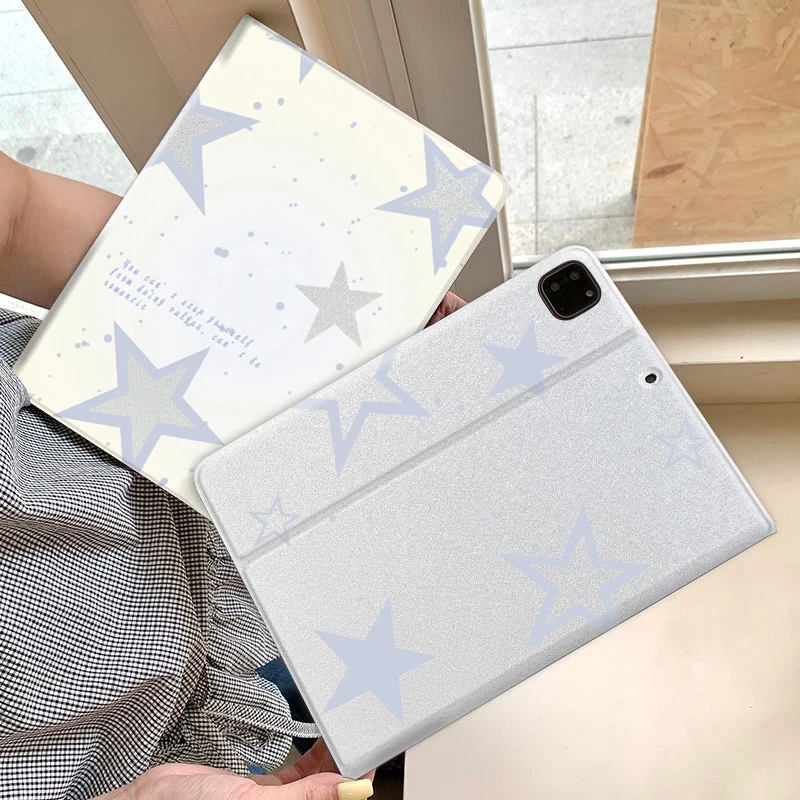 Blue Stars Trifold Cover