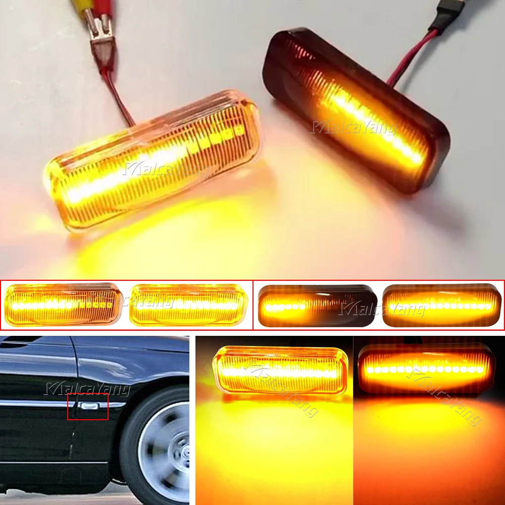 Led Dynamic Side Marker Lamp Per Opel Omega B Stufenheck Caravan 1994-2003 Indicatore Di Direzione Indicatore Di Direzione Lampeggiante Sequenziale