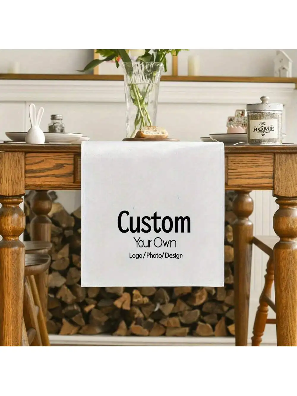 Customized Linen Table Runner Holiday Party Decor Washable Kitchen Dining Table  Runners Table Decor Home Decorations - AliExpress, image size:1000x1333