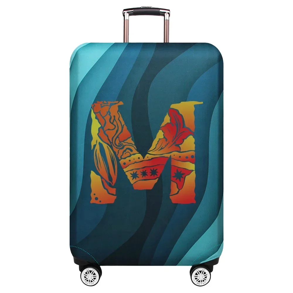 Luggage Protective Cover Stretch Fabric Luggage Protective Covers Dust Cover Anti-Scratch Suitcase Covers Engrave Image Pattern 6