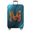 Luggage Protective Cover Stretch Fabric Luggage Protective Covers Dust Cover Anti-Scratch Suitcase Covers Engrave Image Pattern 6