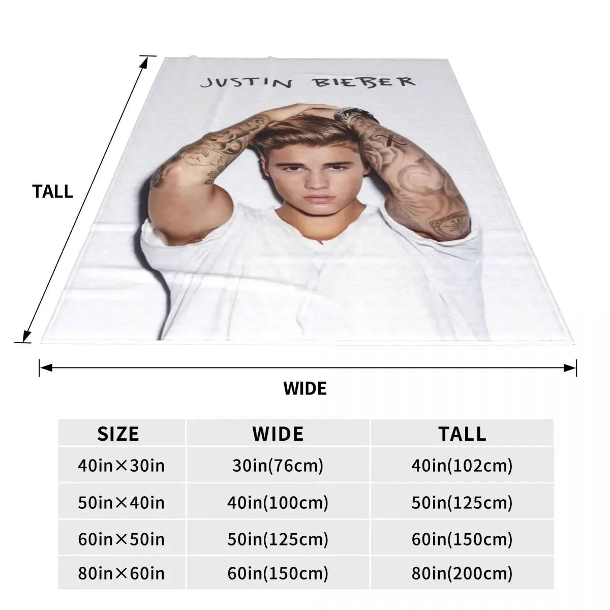Warm Soft Blanket Travelling Justin Bieber Throw Blanket Canadian Singer Flannel Bedspread Couch Chair Novelty Sofa Bed Cover 4