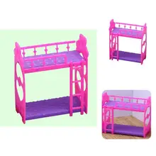 

Kids Toy Interesting Convenient to Store Anti-deform Play House Toy Mini Bed for Girls Pretend Toy Play House Toy