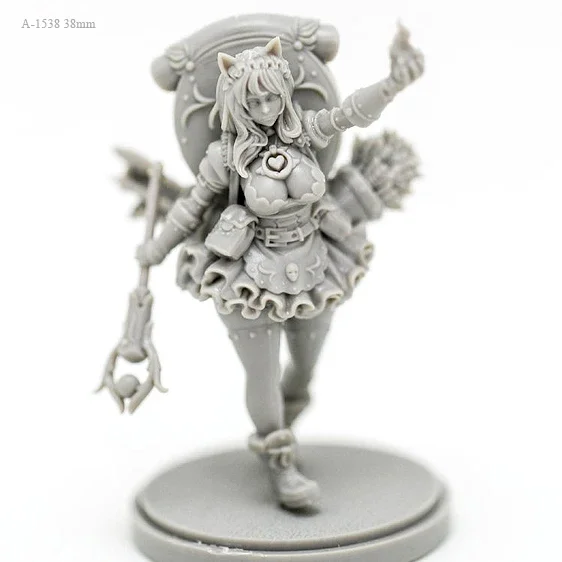 

38mm Resin model kits figure beauty colorless and self-assembled A-1538
