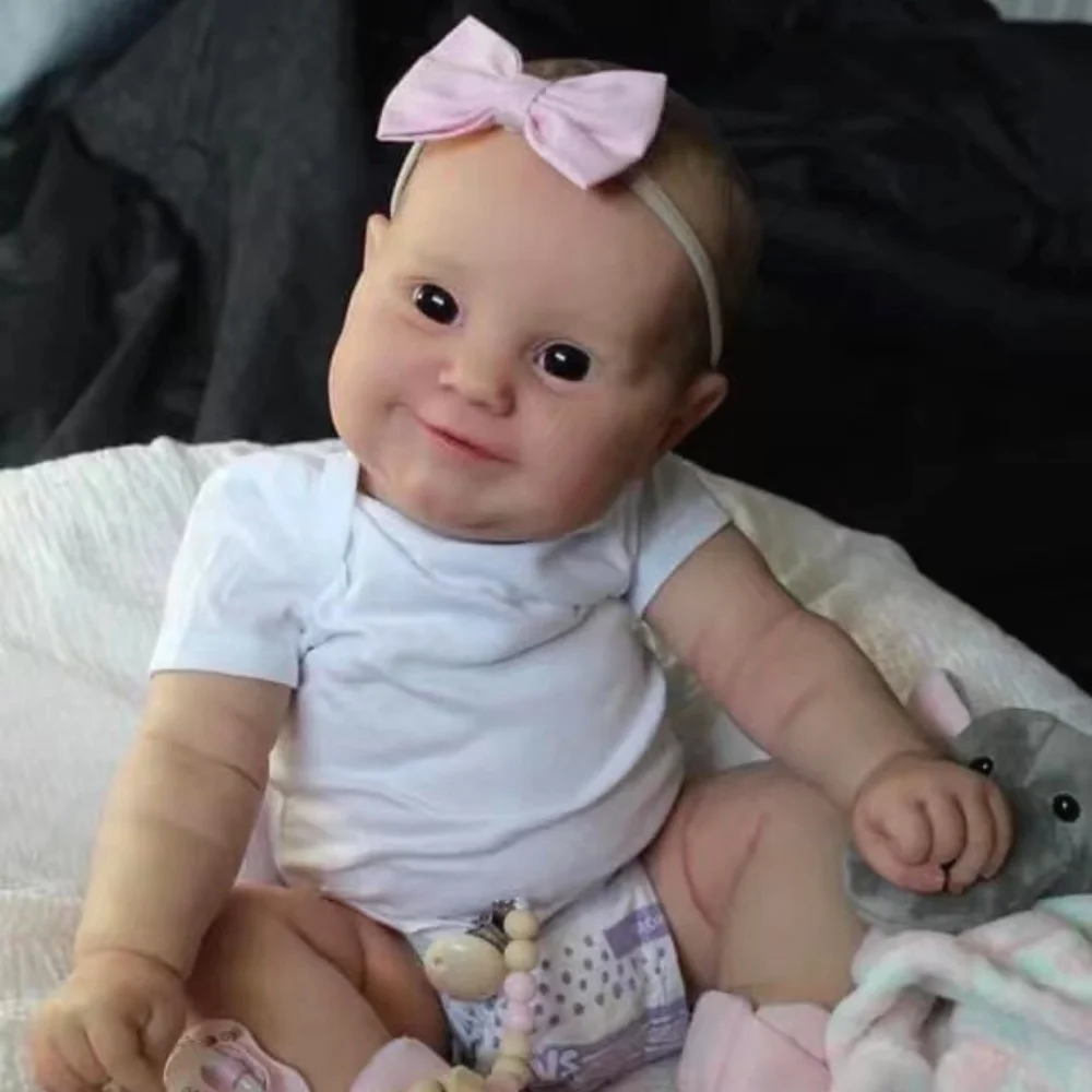 

50 см милая Кукла Reborn Maddie силиконовая виниловая 3D окрашенная кожа с голубыми глазами Высококачественная кукла ручной работы игрушка принцессы