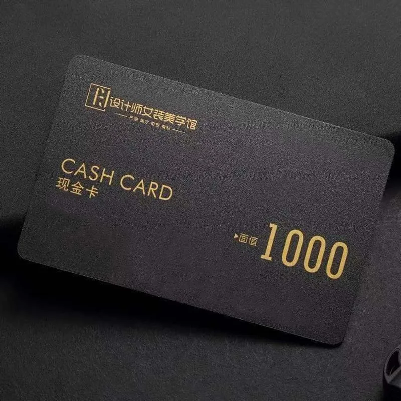 Custom PVC Business Cards Plastic Waterproof Cards Personalized Design Round Corner Business Custom Frosted PVC