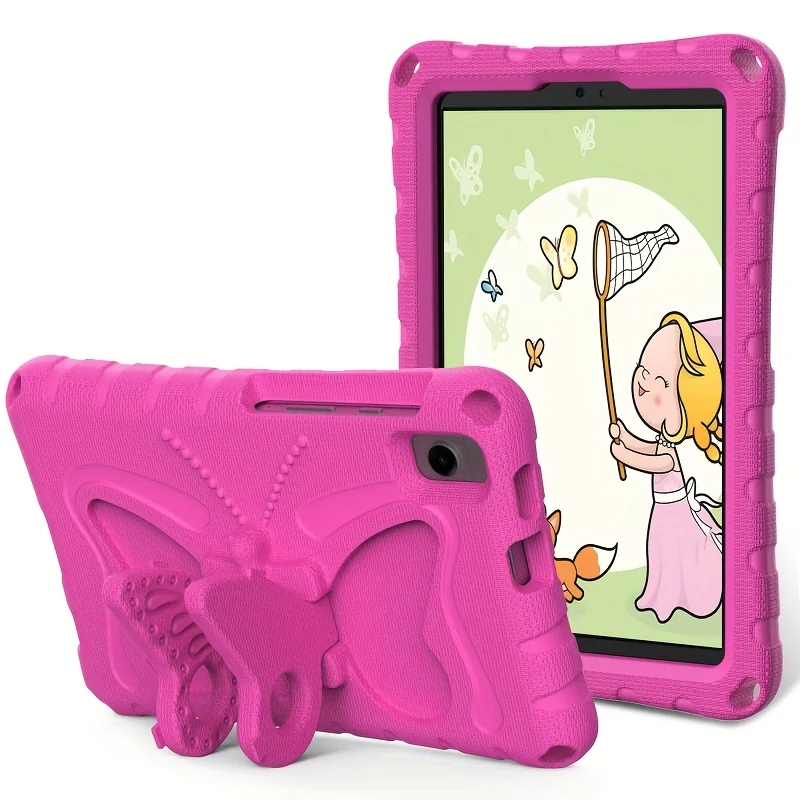 Durable Shockproof Tablet Case with Built-in Little Bee Stand, 8.7 Inch