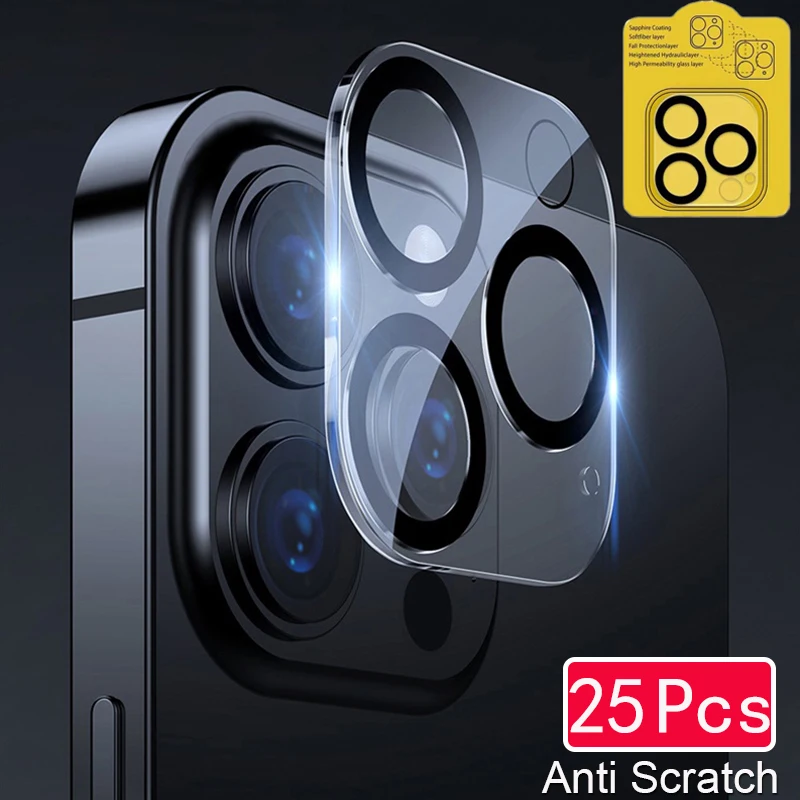 

25Pcs Wholesale Camera Lens Protector For iPhone 13 Pro Max 12 Mini Premium Tempered Glass For iPhone14 Pro Max Plus Camera Film