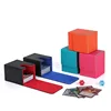Fit 100+ Trading Commander Deck Box PU Leather MTG Card Storage Box Magnetic Closure Card Protectors for PKM TCG Game Cards