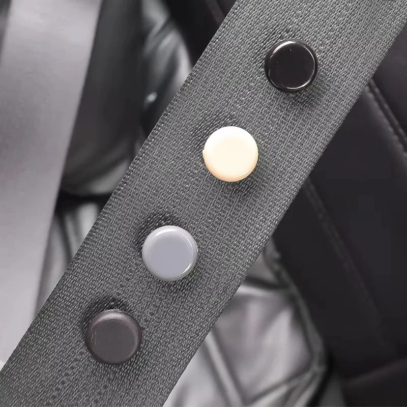 Universal Car Seat Belt Stopper Fixed Button Safety Belt Positioning Anti-skid Button Pick Head Anti-skid Clip Car Accessories