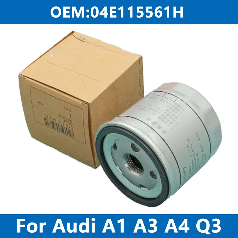 

Car Oil Filter Kit 04E115561H 04E115561B For Audi A1 A3 A4 B9 Avant Q2 Q3 2013-2021 1.0TFSI 1.2TFSI 1.4TFSI Engine Oil Filters