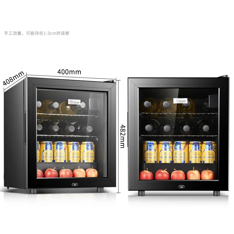 6 Bottles Electronic Small Wine Cooler Single Zone Wine Chiller 13l Hot Sell Red Fridge Refrigerator