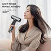 Portable Rechargeable Wireless Hair Dryer Negative Ions Usb Charging Powerful High Speed 3 Gears Hair Care for Home/Travel 3