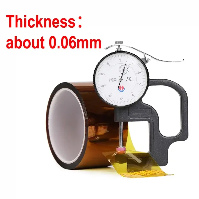 3-100mm High Temperature Heat BGA Tape Gold Thermal Insulation Electronics Board Protection Polyimide Adhesive Insulating Tapes - Image 3