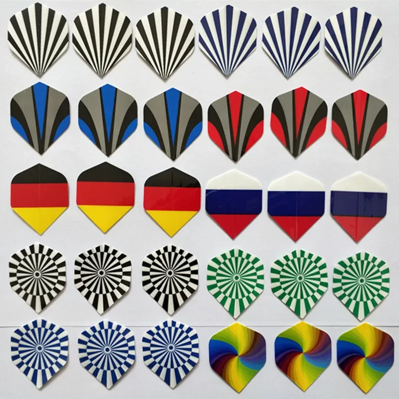 다트 비행 세트 30PCS 여러 스타일 다채로운 애완 동물 다트 비행 전문 다트 새로 다트 액세서리