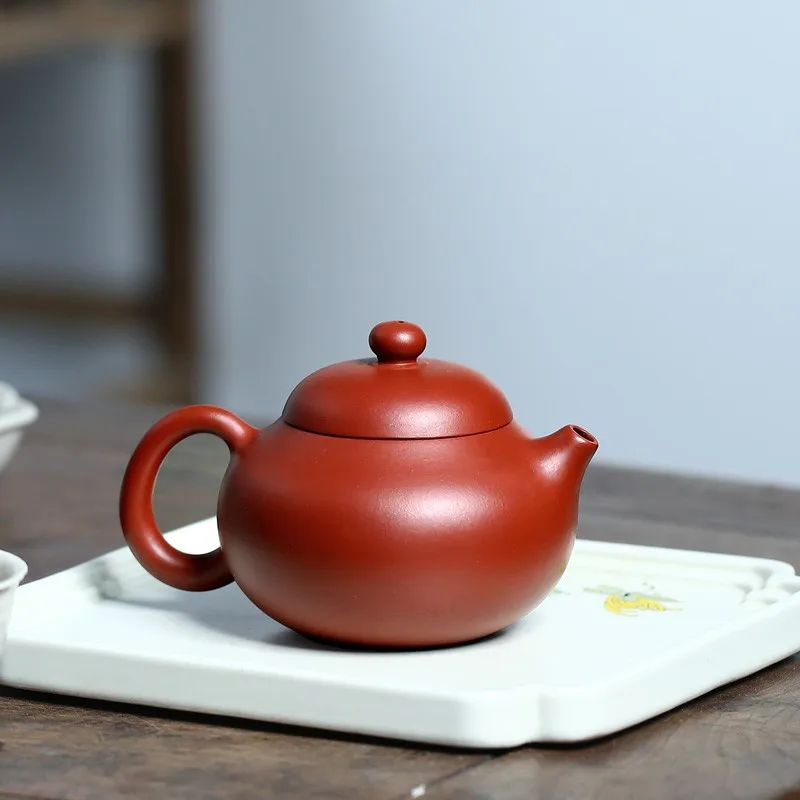 

Household purple clay pot ore Dahongpao teapot handmade Wendan 190cc