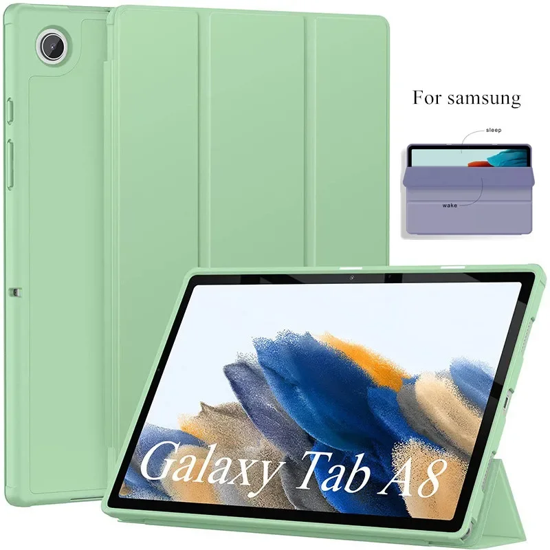 

Capa Case For Samsung Galaxy Tab S6 Lite P610 S8 S7 S9 11 Funda Galaxy Tab A7 Lite A8 A9 Plus 8.7 11 Inch T220 X200 Smart Cover