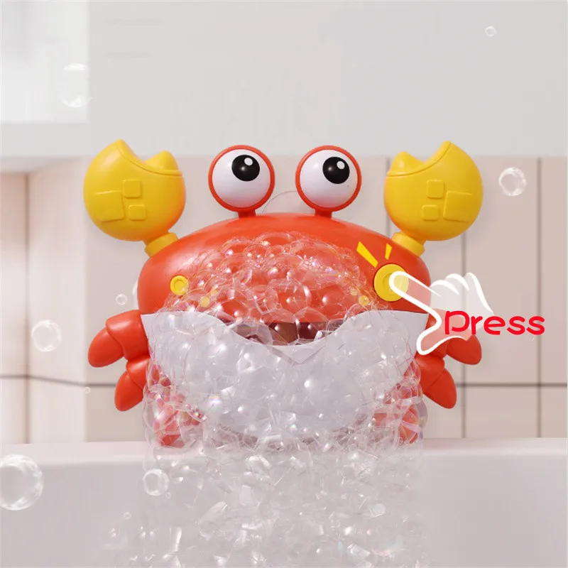 Crabe musical avec bulles de savon pour le bain - Livraisons en 24 heures 