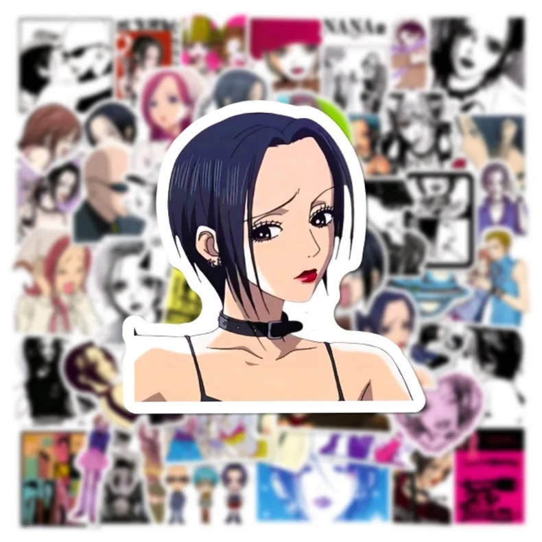 50개 나나 스티커 그래피티 스티커 DIY 다이어리 폰 케이스 핸드메이드 스크랩북 감성 스티커