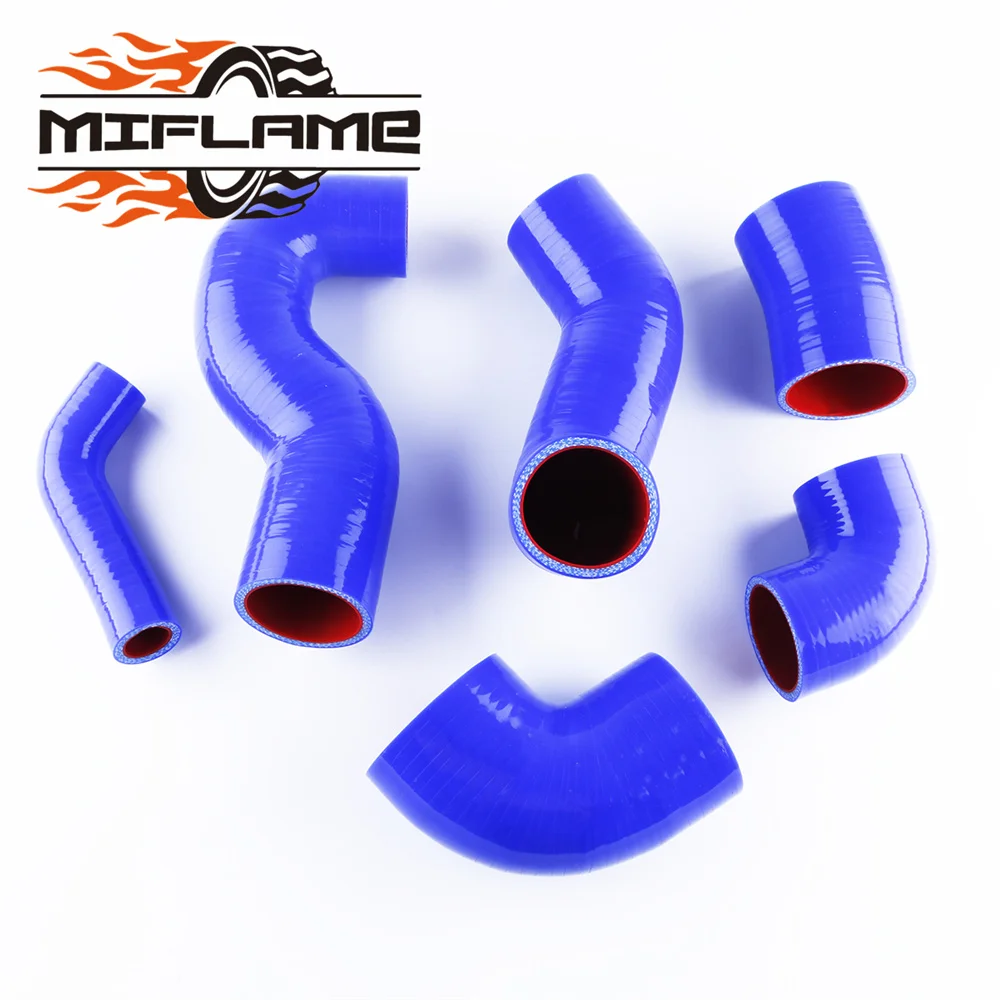 Per Kit Tubi Intercooler In Silicone Fiat Coupé T20 4 Strati 6 Pezzi