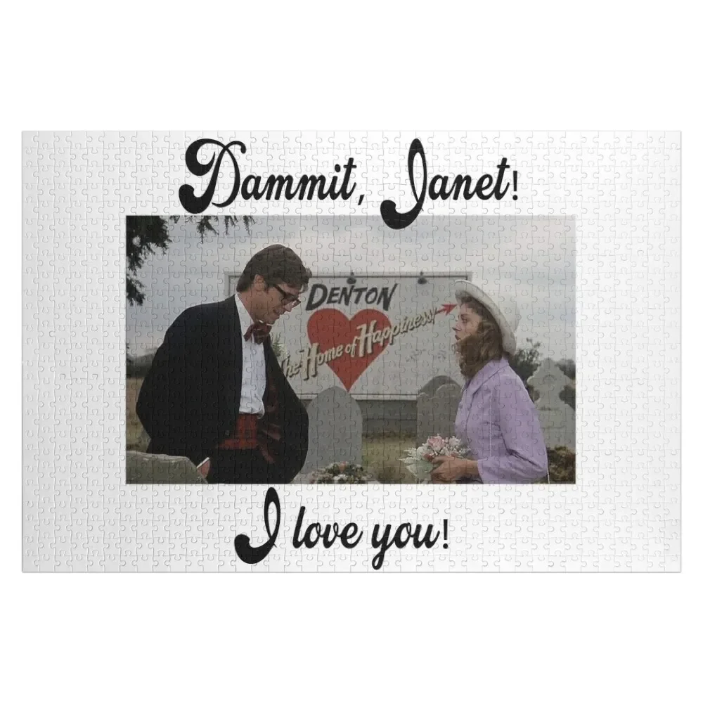 

Головоломка Dammit Janet, сделанная на заказ с фотографией