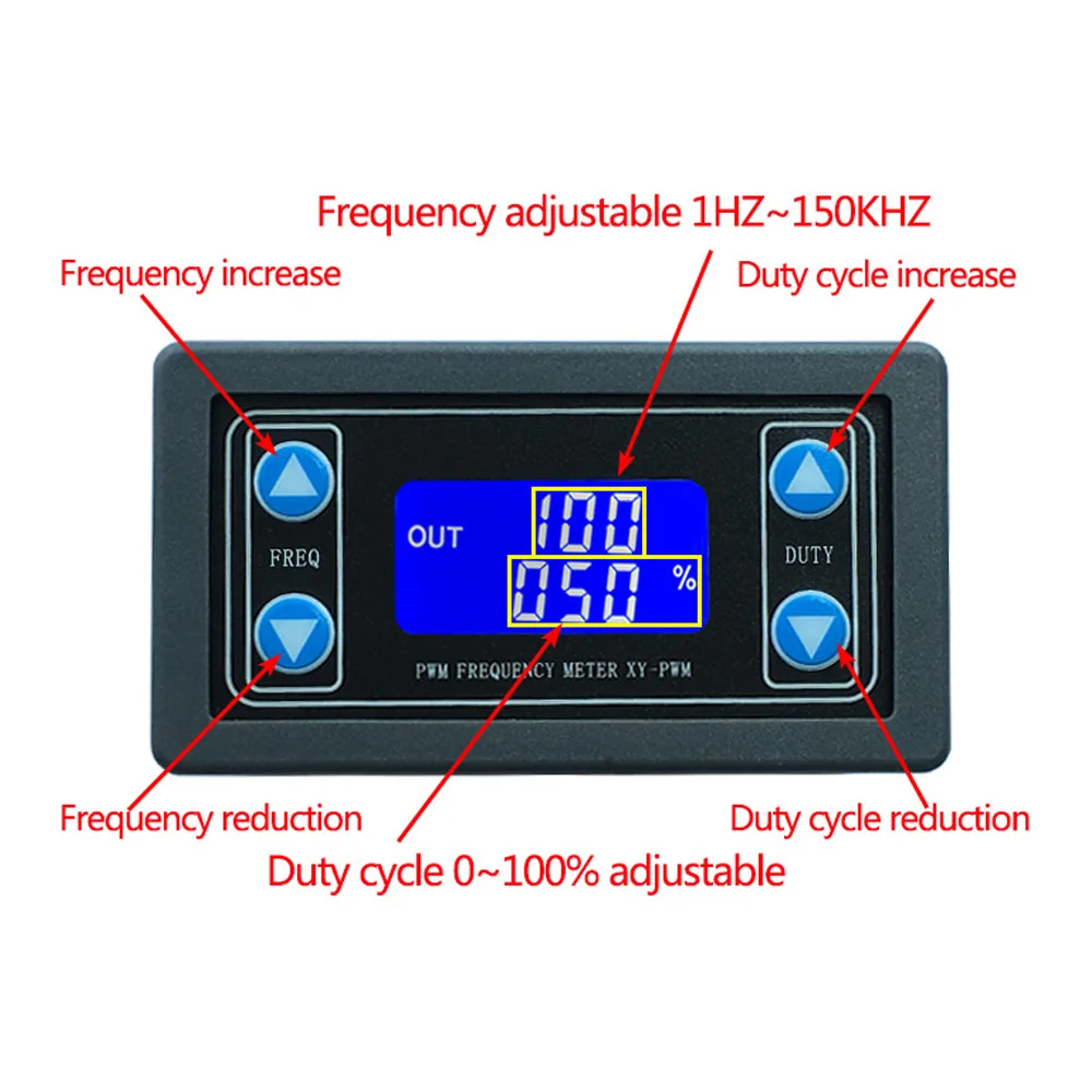 PWM ޽ ļ Ƽ     簢 ȣ ߻,  ÷, 1HZ  150KHz, 3.3-30V