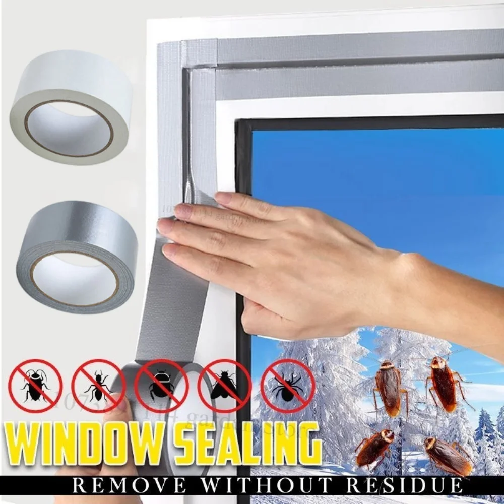 

20/10M Windproof Window Sealing Tape Durable Easy Tear Door Waterproof Window Seal Sound Insulation Strip for home Hardware tool