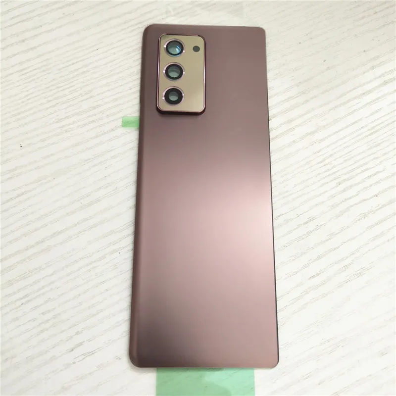 삼성 갤럭시 Z 폴드2 5G 폴드 2 F916 F916B F916U 후면 뚜껑 유리 배터리 커버 하우징 교체 (카메라 렌즈 포함)