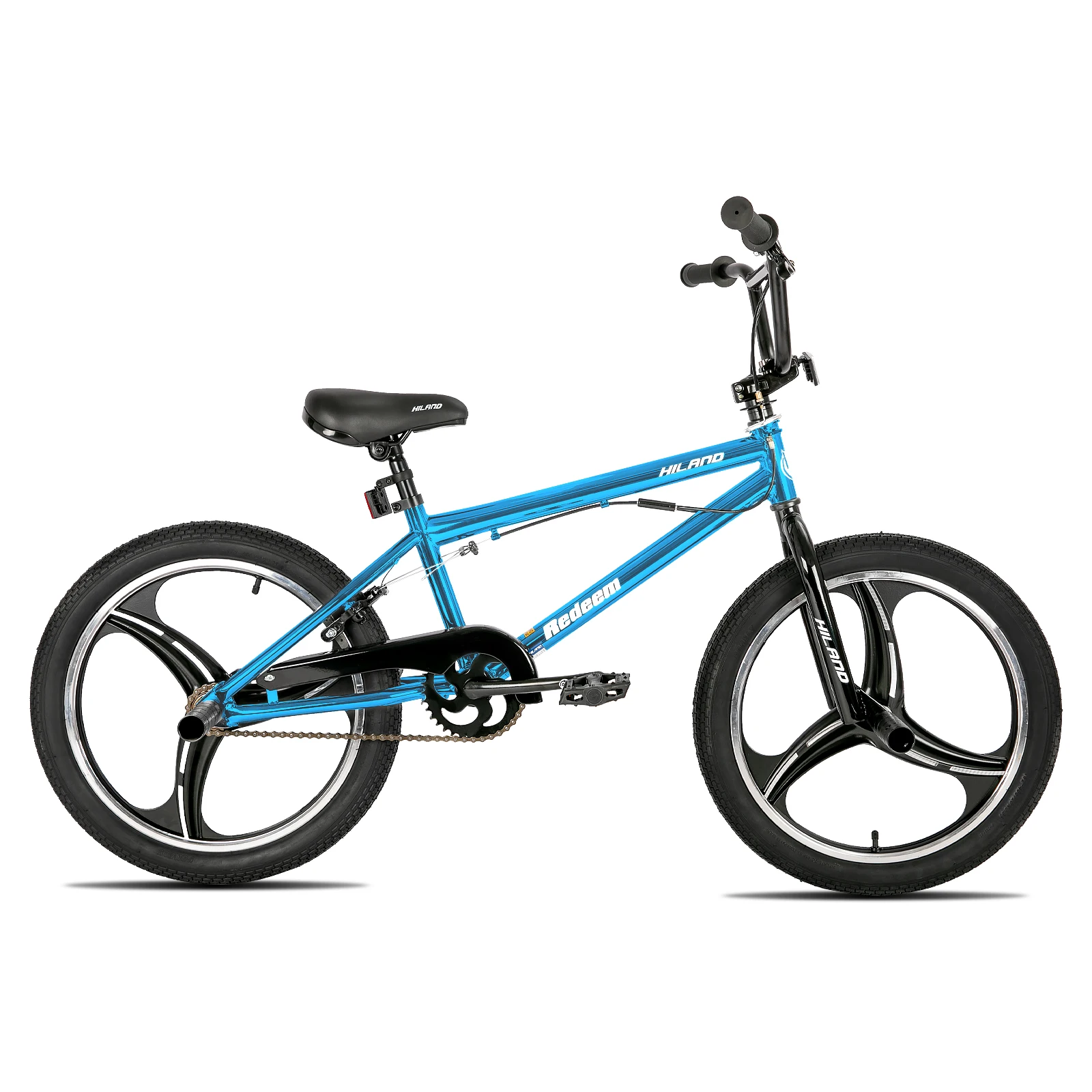 Hiland 20 Inch Kids BMX Bike for Boys Girls Ages 5-12, 360 Degree Rotor Freestyle, 4 Pegs Single Speed Kid’s BMX Bicycle