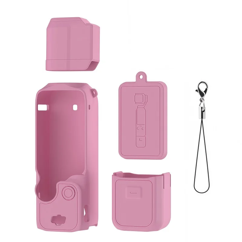 Silicone Protective Camera Case with Anti-Scratch Lens Cap Protector