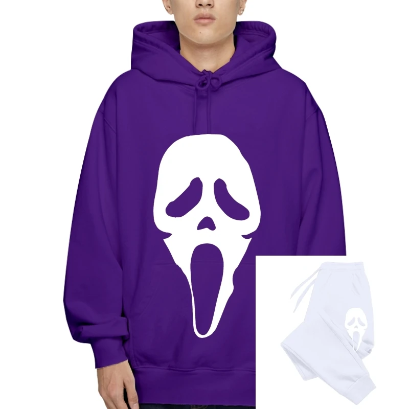 

Черные толстовки с капюшоном на Хэллоуин Ghostface