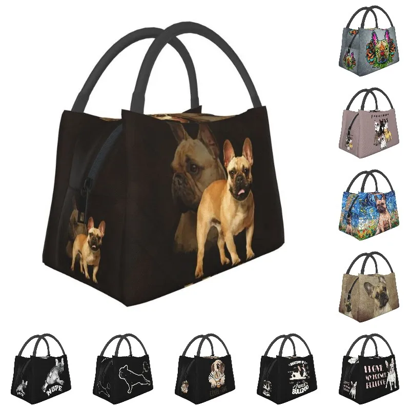 

Портативный Ланч-бокс с французским бульдогом