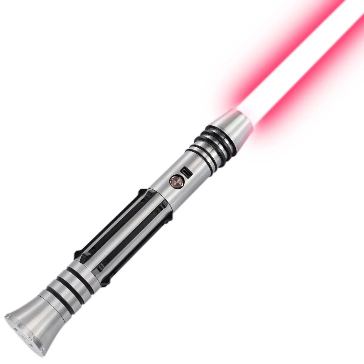 

DamienSaber Lightsaber Sensitive Smooth Swing Light Saber Xeno3.0 Pixel FX Saber Heavy Dueling Metal Hilt with 16 Sound Fonts