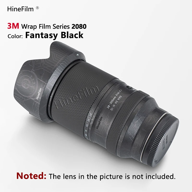 탐론용 Hinefilm 스킨, 28-300 E 렌즈 스티커, 28300 렌즈 스킨 보호대, 28-300mm F/4-7.1 렌즈 랩 커버 스킨, 28 300