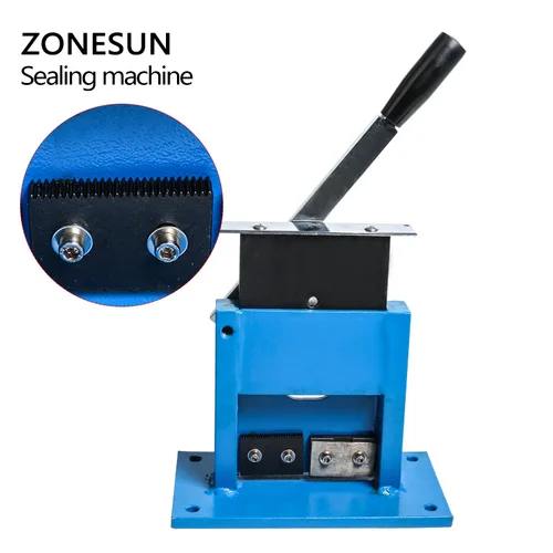 ZONESUN 수동 알루미늄 소프트 튜브 씰링 기계, 치아 페이스트, 립글로스 튜브 실러, 날짜 코드 포함 2