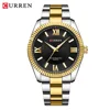 CURREN 8453 Men's Quartz Watches Fashion Elegant Simple White Clock Stainless Steel Strap Wristwatch for Male Gift 4