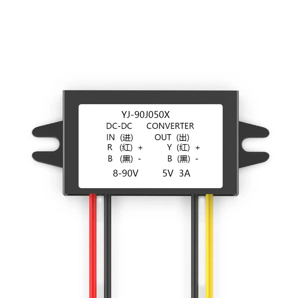 Step Down Regulador Conversor 5a 25w Adaptador de Alimentação Redutor para Eletrônica do Carro Caminhão Veículo Barco 8-90v a 5v 1a 2a 3a 4a 5a