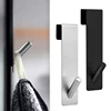 Stainless Steel Over Glass Door Shower Door Back Shower Towel Rack S-Shape Bathroom Bathrobe Hanger Holder Hooks 1